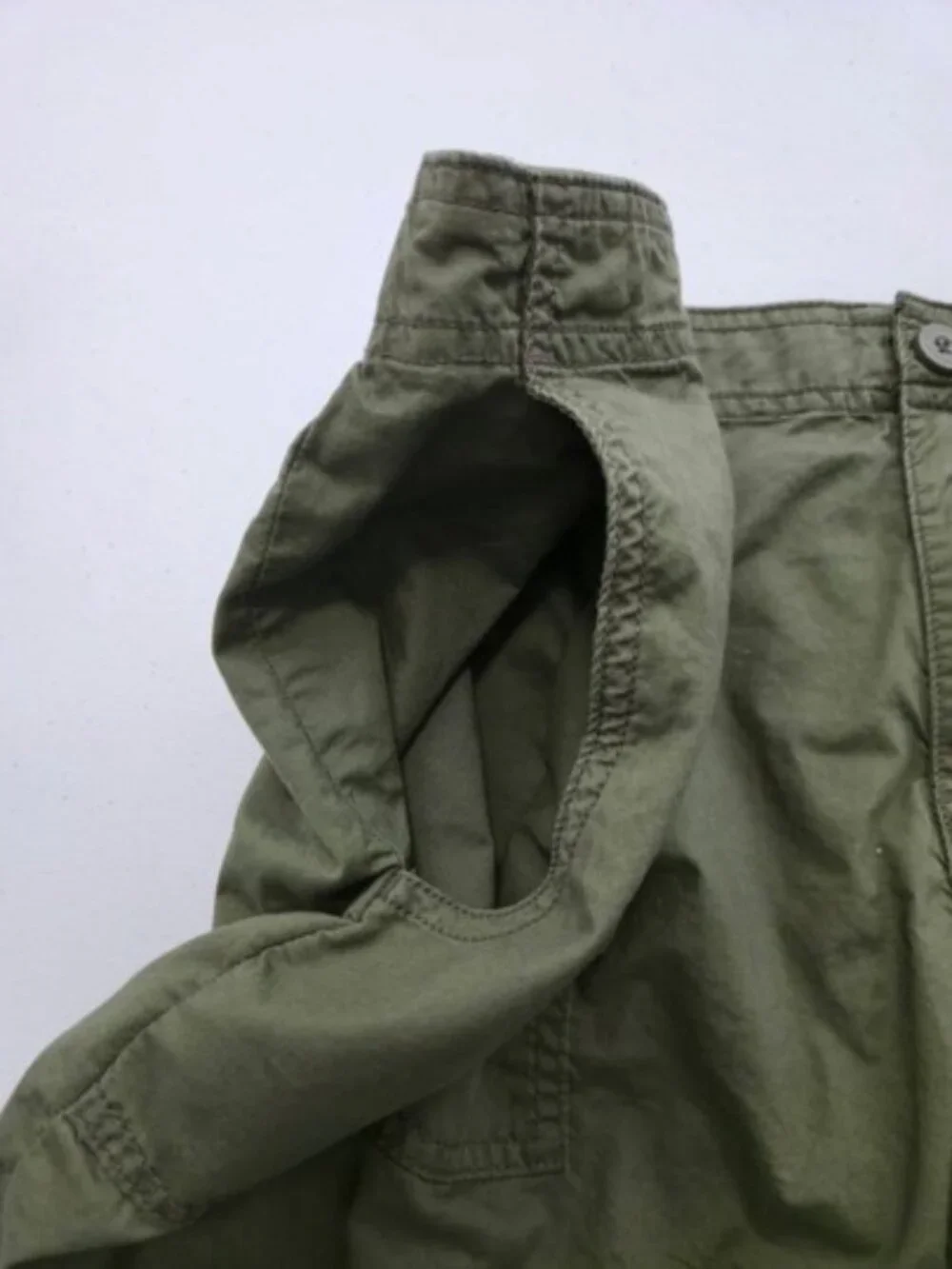 NWOT Liz Claiborne Army Green Utility Shorts 18W